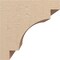 Ekena Millwork 10"W x 10"D x 10"H Wide Mediterranean Rough Cedar Woodgrain TimberThane Corbel, Primed Tan CORUR10X10X10MEDRCPR - alternate 4